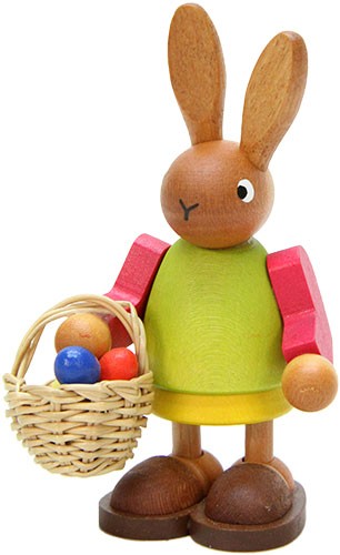 Osterhäsin mit Eierkorb, klein Osterhäsin mit Eierkorb, klein