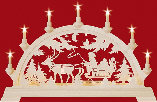 elektr. Schwibbogen Nikolaus elektr. Schwibbogen Nikolaus