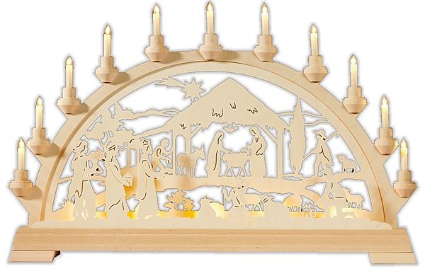 Schwibbogen Christigeburt mit Königen Schwibbogen Christigeburt mit Königen