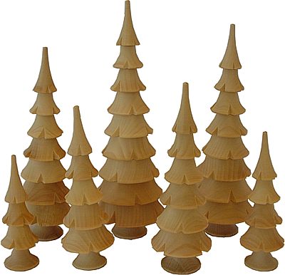 Baumgruppe Natur, 7-teilig Baumgruppe Natur, 7-teilig