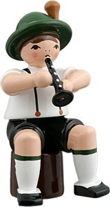 Bayernmusikant mit Flöte Bayernmusikant mit Flöte