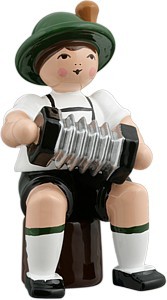 Bayernmusikant mit Konzertina Bayernmusikant mit Konzertina