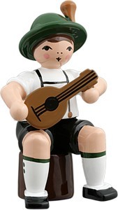 Bayernmusikant mit Mandoline Bayernmusikant mit Mandoline