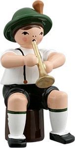 Bayernmusikant mit Trompete