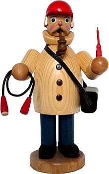 Räuchermännchen Elektriker mit Natur-Jacke Räuchermännchen Elektriker mit Natur-Jacke