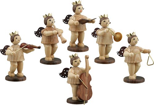 Engelmusikanten 6teilig, Natur Engelmusikanten 6teilig, Natur