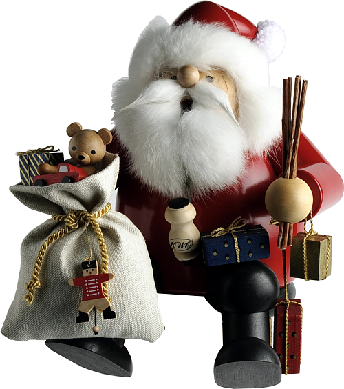 Kantenhocker Weihnachtsmann, mittelgroß Kantenhocker Weihnachtsmann, mittelgroß