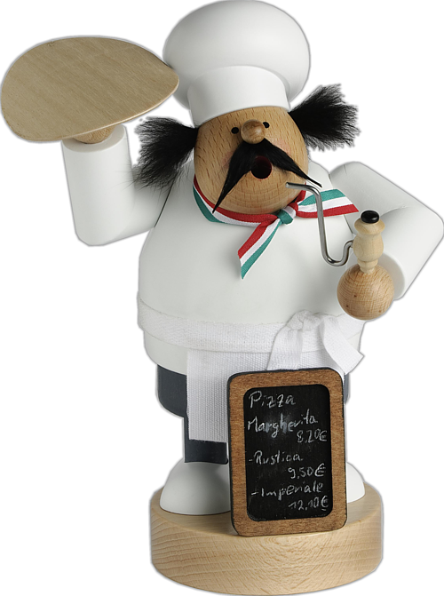 Räuchermännchen Pizzabäcker -Die Dicken- Räuchermännchen Pizzabäcker -Die Dicken-