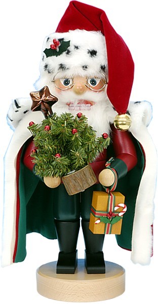 Nussknacker Weihnachtsmann mit Baum Nussknacker Weihnachtsmann mit Baum