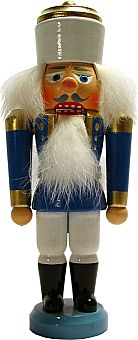 Erzgebirgischer Nußknacker König (blau) Erzgebirgischer Nußknacker König (blau)