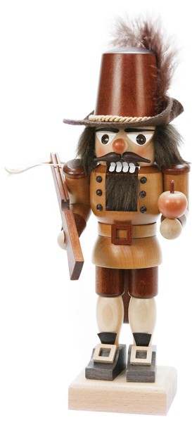 Nussknacker Wilhelm Tell naturfarben Nussknacker Wilhelm Tell naturfarben