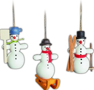 Baumbehang Schneemann 3-teilig Baumbehang Schneemann 3-teilig