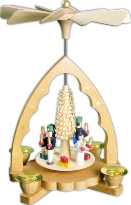 Weihnachtspyramide Engel und Bergmann Weihnachtspyramide Engel und Bergmann