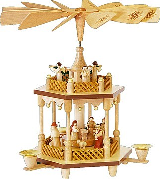 Weihnachtspyramide Christi Geburt, 1-stöckig Weihnachtspyramide Christi Geburt, 1-stöckig
