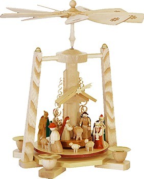 Weihnachtspyramide Christi Geburt, natur Weihnachtspyramide Christi Geburt, natur
