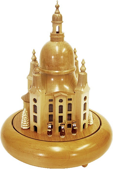 Spieldose Frauenkirche, elektrisch beleuchtet Spieldose Frauenkirche, elektrisch beleuchtet