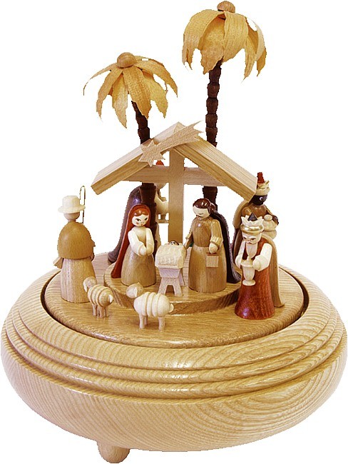 Spieldose Christi Geburt natur 18er Spielwerk Spieldose Christi Geburt natur 18er Spielwerk