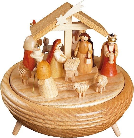 Spieldose Christi Geburt, 18er Spielwerk Stille Nacht Spieldose Christi Geburt, 18er Spielwerk Stille Nacht