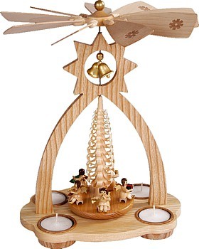 Glockenpyramide für Teelichte, Engel Glockenpyramide für Teelichte, Engel