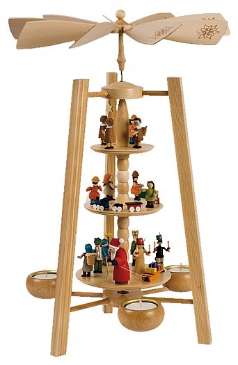 Weihnachtspyramide, Spielzeug Weihnachtspyramide, Spielzeug