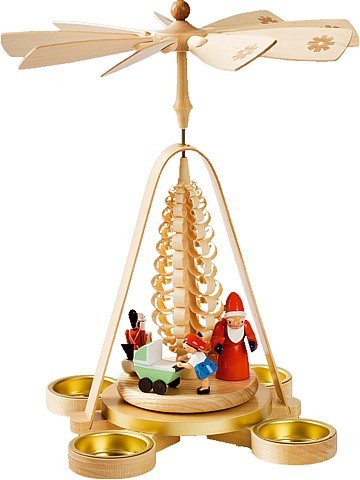 Teelichtpyramide Bescherung Teelichtpyramide Bescherung