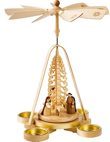 Teelichtpyramide Christi Geburt Teelichtpyramide Christi Geburt