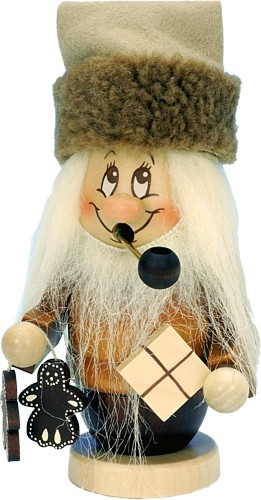 Räuchermännchen Miniwichtel Weihnachtsmann mit Päckchen