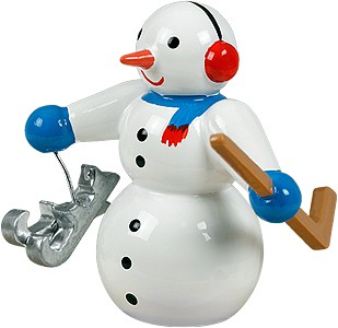Schneemann Hockeyspieler Schneemann Hockeyspieler