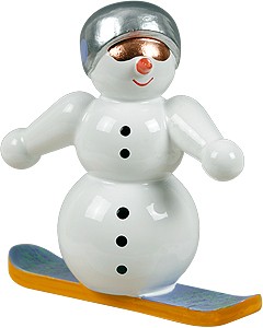 Schneemann Snowboardfahrer Schneemann Snowboardfahrer