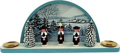 Schwibbogen Winter mit Kurrende Schwibbogen Winter mit Kurrende