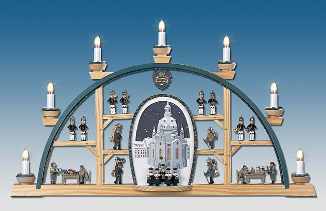 Schwibbogen mit Frauenkirche Schwibbogen mit Frauenkirche
