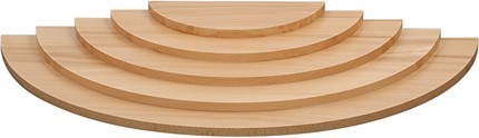 Figurensockel 5stufig Natur Figurensockel 5stufig Natur