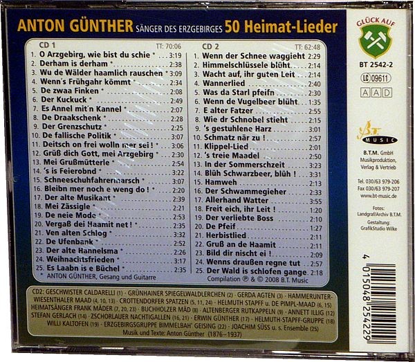 Anton Günther, 50 Heimatlieder Anton Günther, 50 Heimatlieder