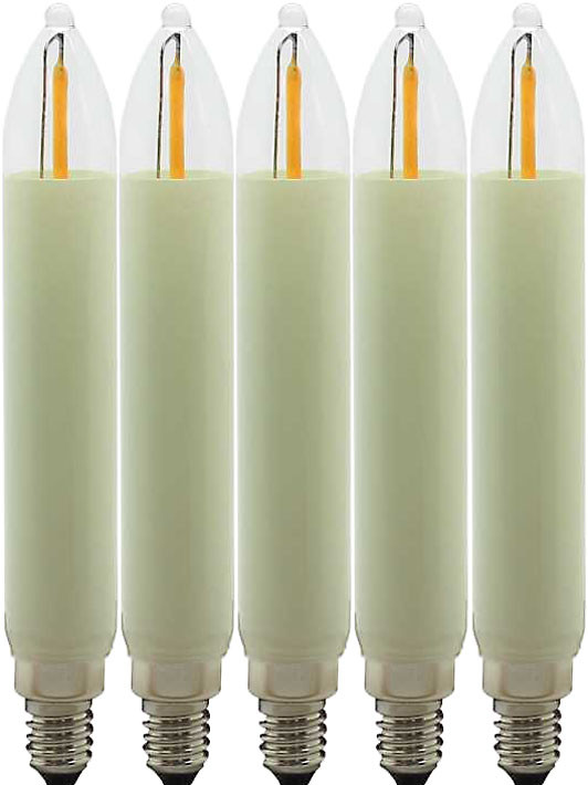 LED-Filament Normalschaftkerzen 14-55V