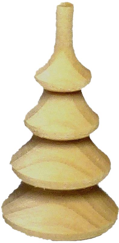 Baum gedrechselt - 5,3 cm