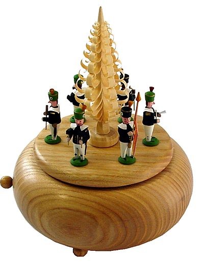 Spieldose mit Bergaufzug Spieldose mit Bergaufzug
