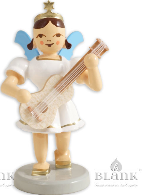Kurzrockengel mit Gitarre, farbig Kurzrockengel mit Gitarre, farbig