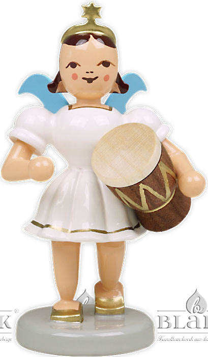 Kurzrockengel mit Djembe, farbig Kurzrockengel mit Djembe, farbig