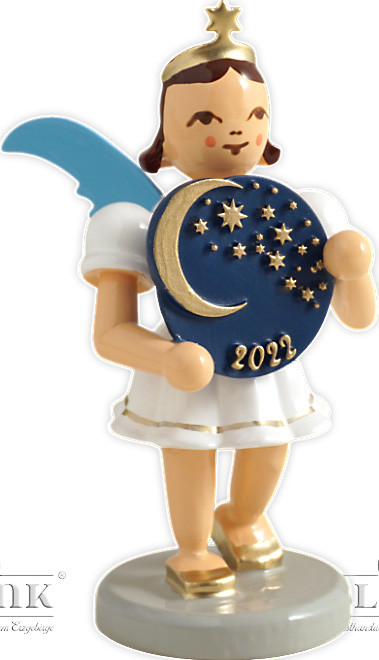 Kurzrockengel Mond & Sterne - Sonderedition 2022, farbig Kurzrockengel Mond & Sterne - Sonderedition 2022, farbig