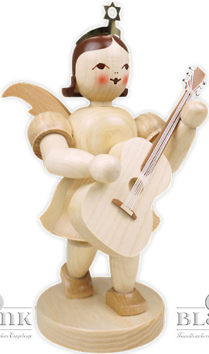 Kurzrockengel mit Gitarre, 22 cm - natur Kurzrockengel mit Gitarre, 22 cm - natur