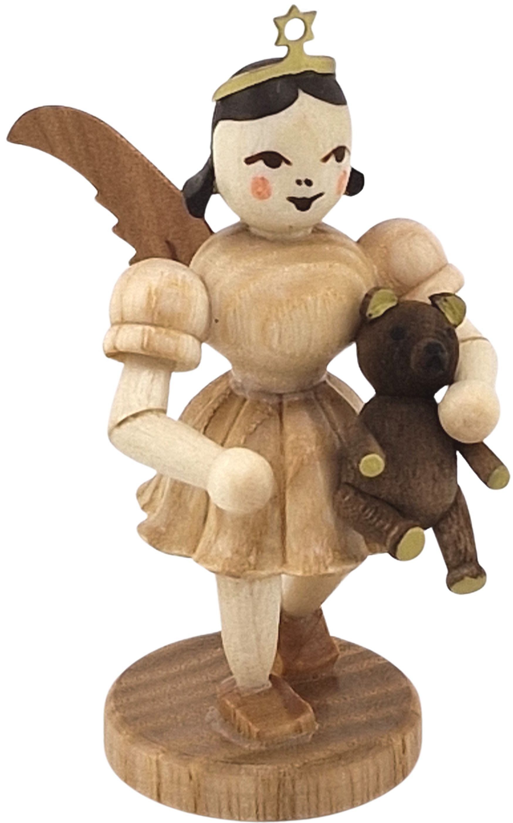 Kurzrockengel mit Teddy, natur
