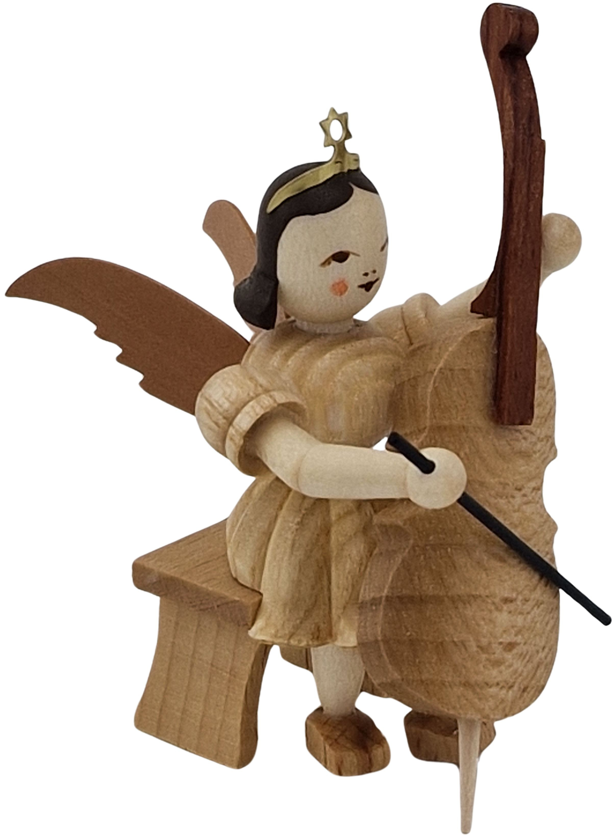 Kurzrockengel mit Violoncello, sitzend