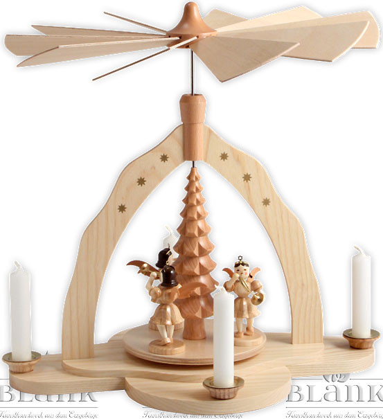 Pyramide mit 3 Engeln, natur Pyramide mit 3 Engeln, natur