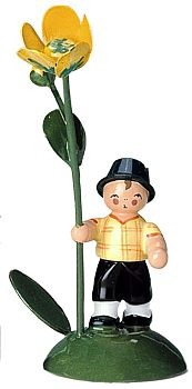 Blumenkind Junge mit Butterblume Blumenkind Junge mit Butterblume