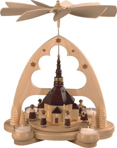 Bogenpyramide Seiffener Kirche