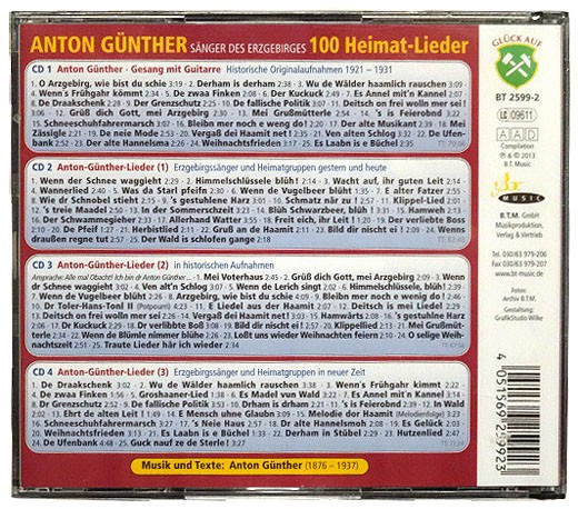 CD Anton Günther, 100 Heimatlieder CD Anton Günther, 100 Heimatlieder