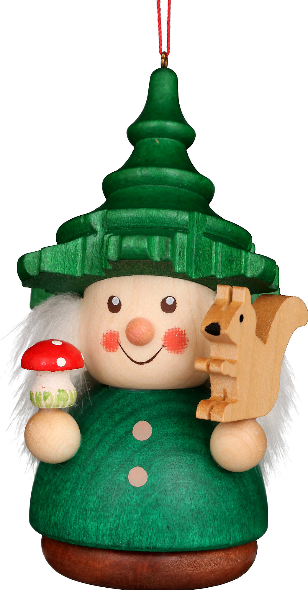 Baumbehang Wackelmännchen Baumwichtel, grün