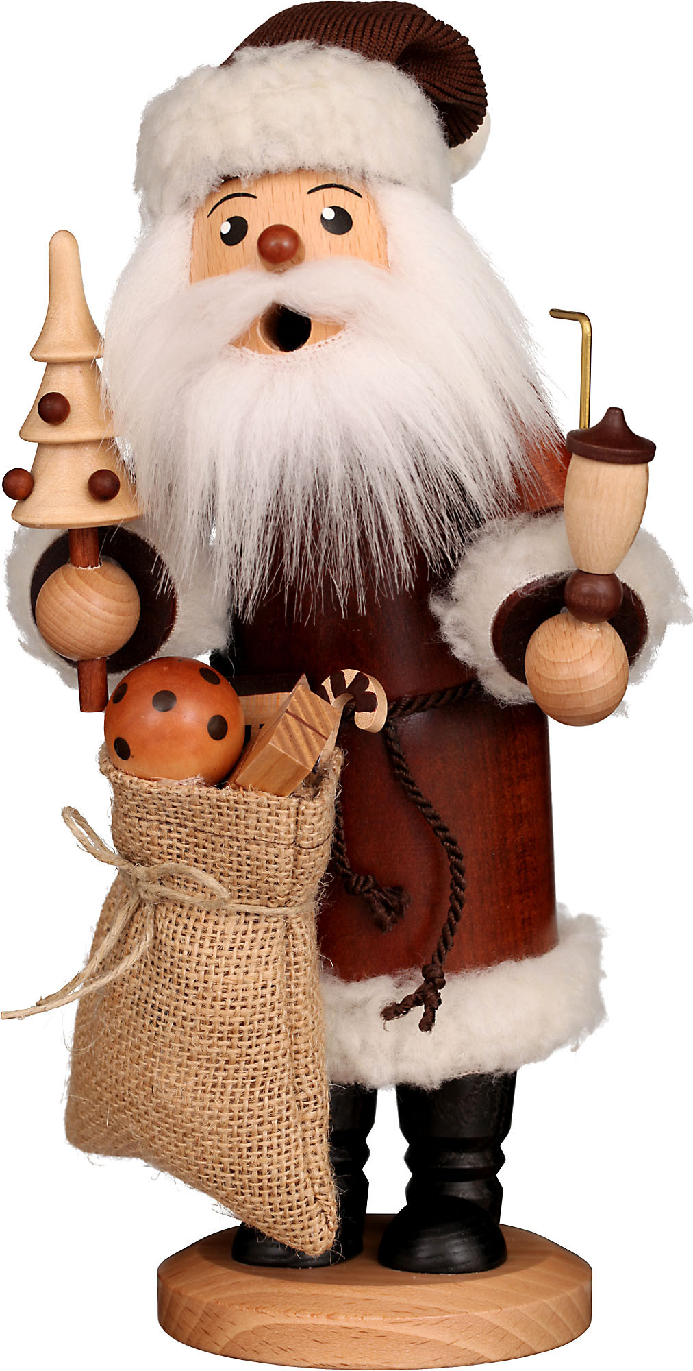 Räuchermann Weihnachtsmann natur Räuchermann Weihnachtsmann natur