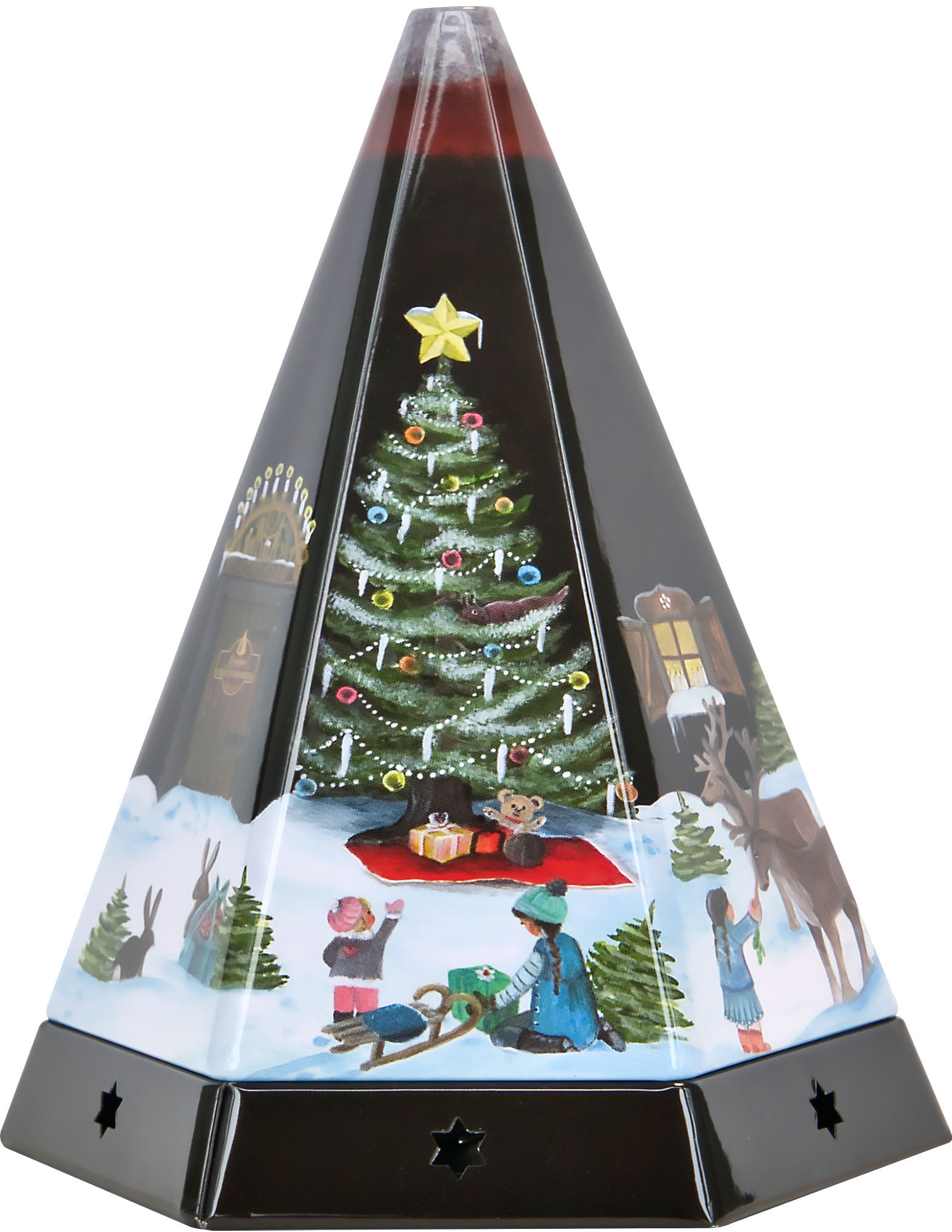 Räucherpyramide aus Metall