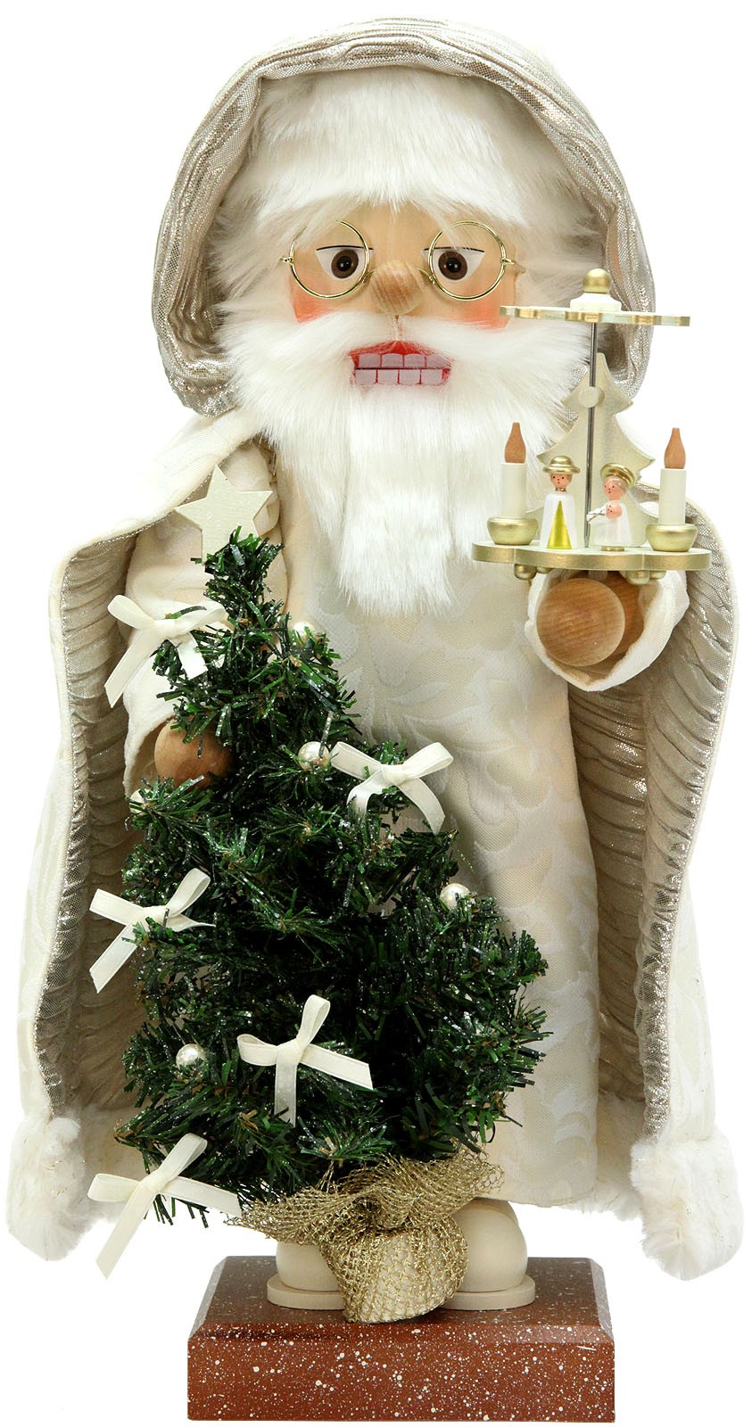 Nußknacker Weihnachtsmann mit Pyramide Nußknacker Weihnachtsmann mit Pyramide